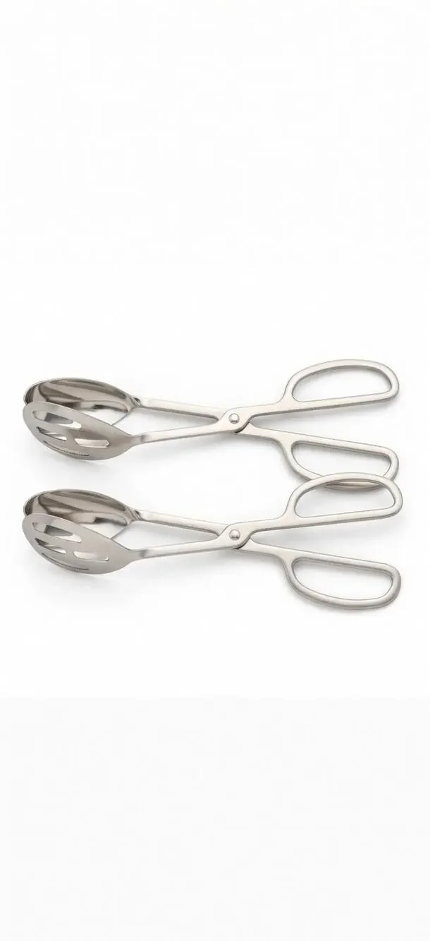 KEBE 2-Pack Stainless Steel Serving Tongs